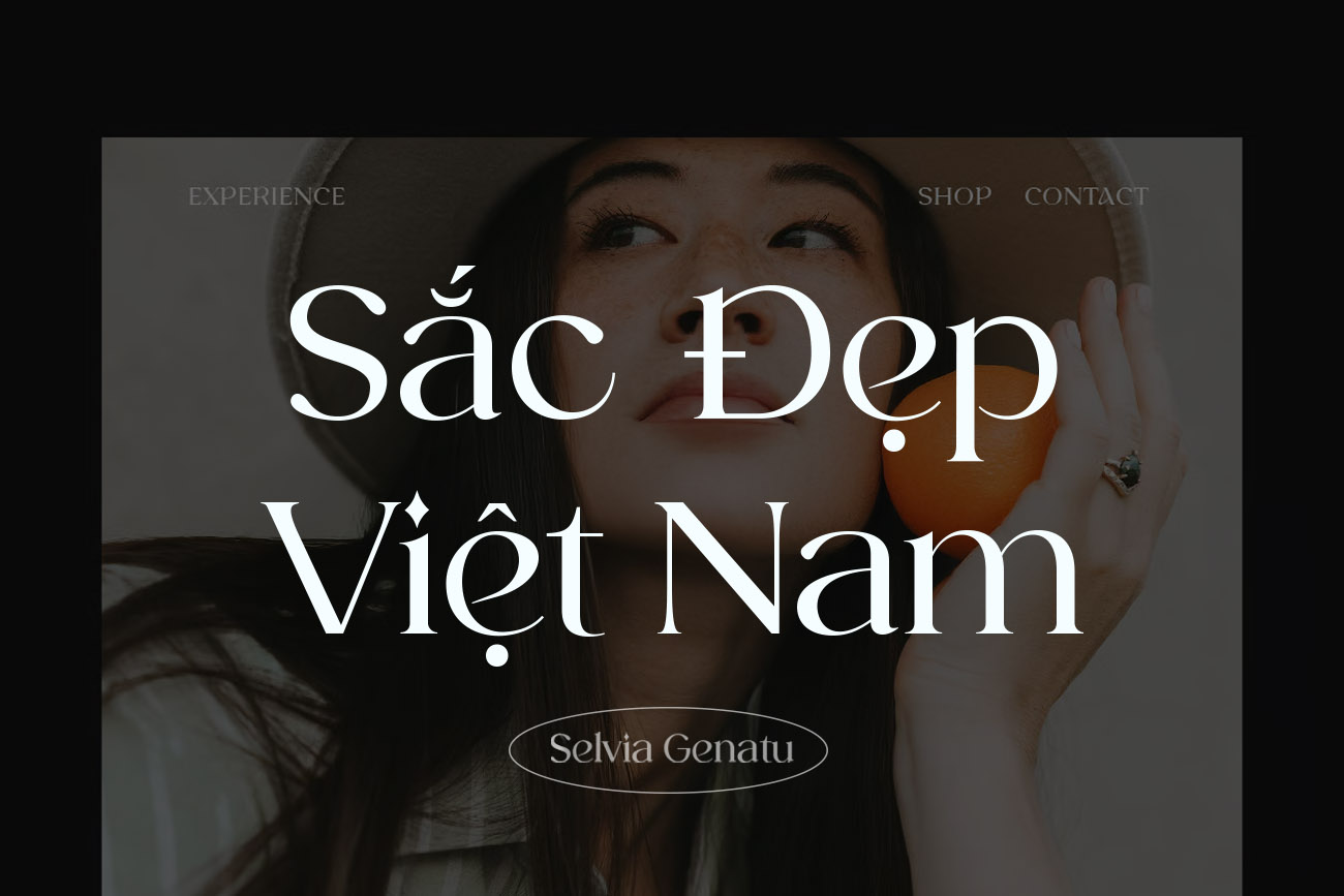 TH Selvia Genatu - Tuyệt phẩm Font chữ Serif Việt h&oacute;a cho thiết kế sang trọng